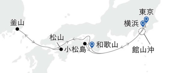 MITSUI OCEAN FUJI ベランダスイートD【和歌山発東京着】日本の夏クルーズ~阿波おどり・瀬戸内海~(7日間)2